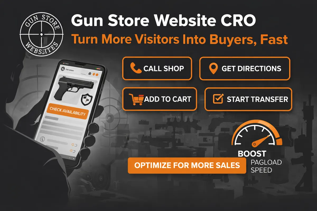 Gun Store Website CRO: Turn More Visitors Into Buyers, Fast